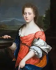 Portrait de femme - Entourage de Pierre Mignard