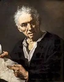 Philosophe de l'école cynique Palazzo Rosso, Gêne