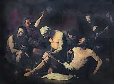 Le Supplices des coins, dit aussi Le Supplice d'Alonso, musée des Beaux-Arts de Rouen.