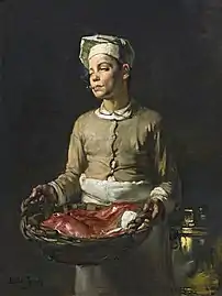 Marmiton portant des rougets 1887 - Joseph Bail