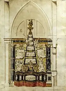 Premier projet pour le monument funèbre du doge Francesco Morosini - Musée Correr