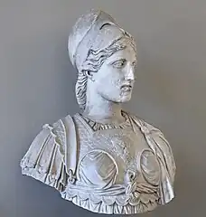 Buste d'Athéna copie romaine de Crésilas, Musée archéologique national (Venise)