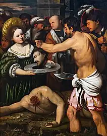 Décollation de saint Jean-Baptiste,  Galeries de l'Académie de Venise