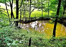 Creux de Malfosse, après un épisode de fortes pluies.