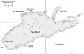 Carte du banc Tizard