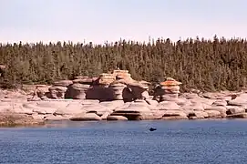 Ile du Fantôme,  Réserve de parc national de l'Archipel-de-Mingan, golfe du Saint-Laurent, Québec, Canada