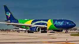 Airbus A330-200 avec la livrée Brasil