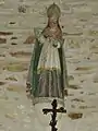 Chapelle Saint-Cado : statue de saint Cado.