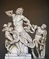 Groupe du Laocoon, H. 1,84 m. Musée Pio-Clementino, Vatican