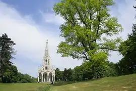 Parc de Laeken et le monument de la dynastie.