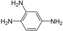Image de la molécule de Phényl-1,2,4-triamine.