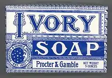 1879. Lancement des savonnettes Ivory, le premier produit de Procter & Gamble.