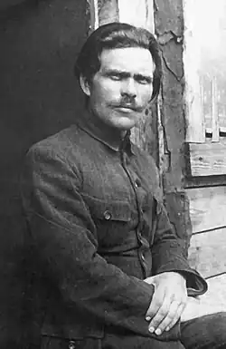Nestor Makhno en 1921.
