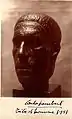 Tête d'homme, buste par Carlo Lambert, 1931.