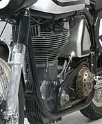 Norton Manx, double berceau Featherbed (1952).