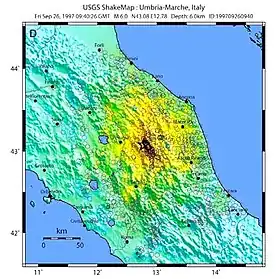 Image illustrative de l’article Séisme du 26 septembre 1997 en Ombrie et dans les Marches