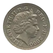 Avers de la pièce de 1 Pound