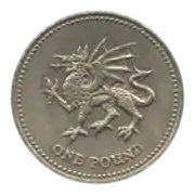 Revers de la pièce de 1 Pound