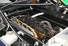 Moteur d'une M1 Procar, situé à l'arrière de la voiture