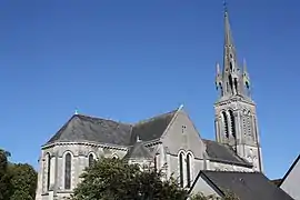 Église Notre-Dame, vue arrière.