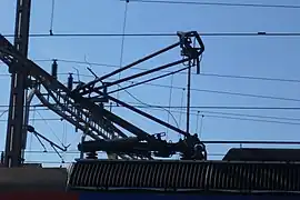 Détail du pantographe