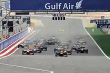 Photo du départ du Grand Prix de Barheïn