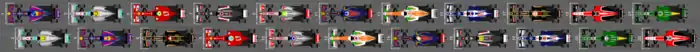 Schéma de la grille de qualification du Grand Prix d'Inde 2013