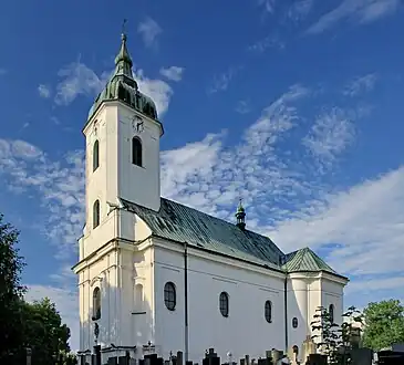 Lutynia Dolna : église Saint-Jean-Baptiste.