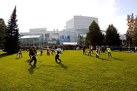 Tournoi dans le parc.