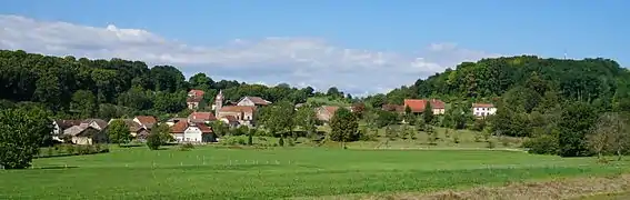 Panorama du village.