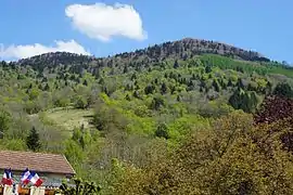 La Planche des Belles Filles vue depuis Plancher-les-Mines.