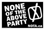 Image illustrative de l’article None of the Above (parti politique)