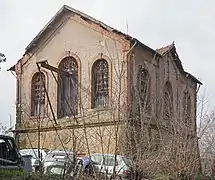 Bâtiment de la machine d'extraction.