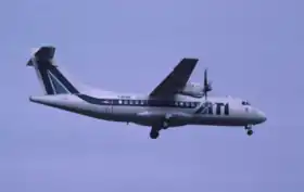 I-ATRH, l'ATR 42-300 d'Aero Trasporti Italiani impliqué, ici à l'aéroport international de Zurich six mois avant l'accident.