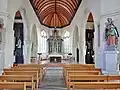 Église paroissiale de Bannalec : vue intérieure d'ensemble.