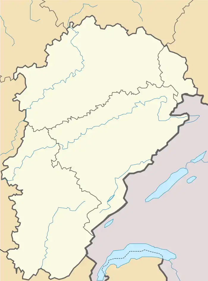 (Voir situation sur carte : Franche-Comté)
