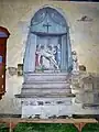 Chapelle Saint-Nicolas de Priziac : descente de Croix.