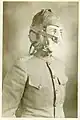 Masque à oxygène (pour aviateur), 1919, 1re guerre mondiale.