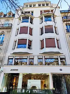 No 58, avenue Montaigne (1937).