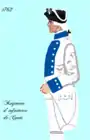 régiment de Conti de 1762 à 1767