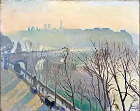Albert Marquet, Vue de Paris.