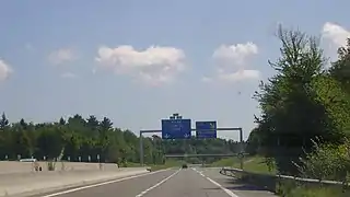 Échangeur entre l’A40 et l’A39
