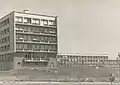 Le lycée Renoir à Limoges depuis le Boulevard Bel Air en 1968.
