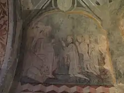 Bénédiction de Rodolphe d'Altenbourg par le pape Léon IX (présumé).