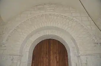 Portail de la chapelle nommée Notre-Dame-de-Grâce de l'ancienne abbaye.