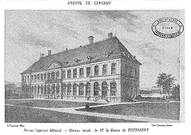 L'abbaye Notre-Dame de Cercamp.