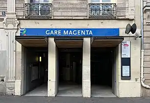 Accès vers la rue de l'Aqueduc.