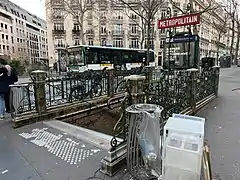 Accès de la station.