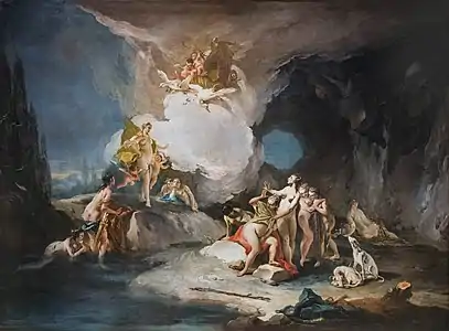Diane et Callisto, 1720-1722Giambattista TiepoloGallerie dell'Accademia de Venise