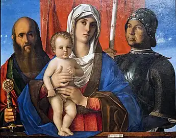 Madone à l'Enfant entre saint Paul et saint Georges